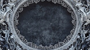 复古雕花边框背景图案