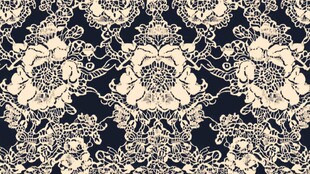 复古花卉图案无缝背景