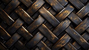 复古编织纹理金属背景图