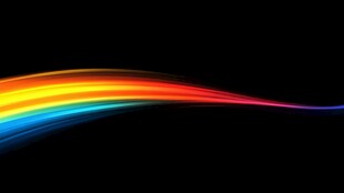 绚丽彩色光线舞动