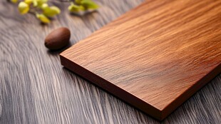 精致木板与自然小物点缀