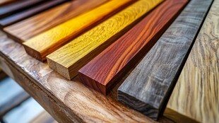 多彩实木条 尽显木材之美