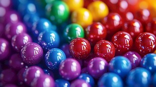 多彩糖果球 视觉盛宴