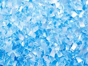 蓝色碎冰纹理背景图