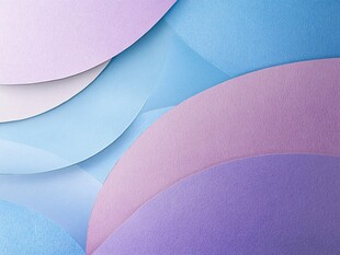 梦幻渐变几何纸艺背景图