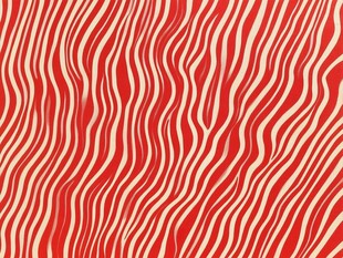 红色波纹条纹抽象图案