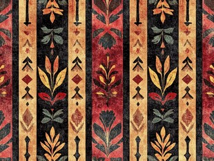 复古民族风条纹图案装饰
