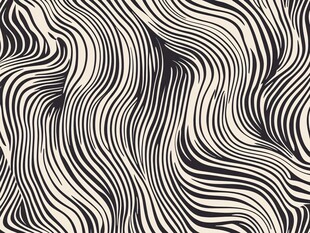 黑白波纹抽象图案纹理