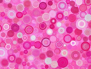 粉色圆圈梦幻背景图案