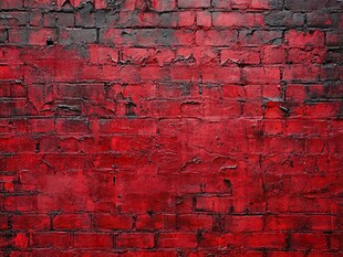 复古红砖墙纹理背景图