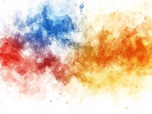 多彩水彩晕染背景图案