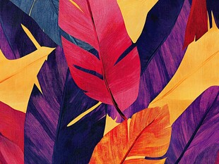 多彩羽毛图案背景纹理