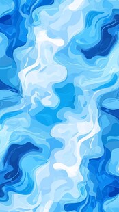 蓝色流动波纹背景图案