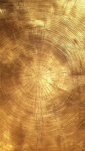 金色年轮纹理背景图案