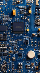 精密电路板细节特写
