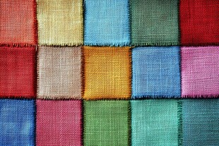 多彩织物拼接纹理