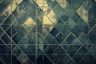 复古几何菱形纹理背景图