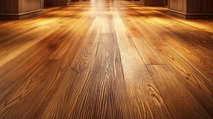 木质地板的温暖光影世界