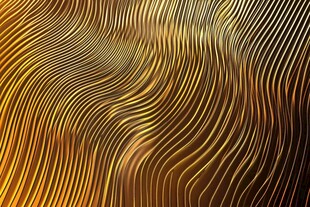 金色波浪线条纹理背景