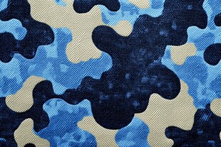 蓝色迷彩布料纹理图案