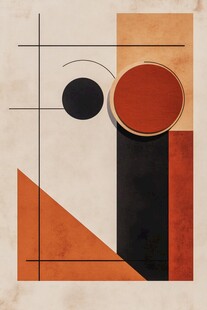 几何抽象艺术装饰图案