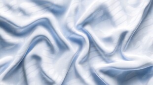 轻柔蓝白色丝绸纹理
