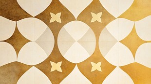 金色几何花纹图案设计