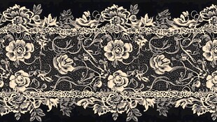 复古花卉蕾丝图案