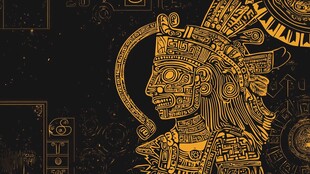 古埃及风格神秘人物图腾