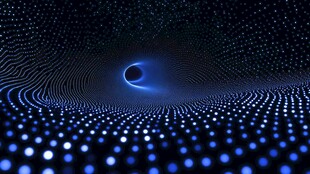 神秘宇宙黑洞科技感背景