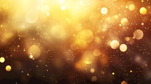 金色光斑梦幻背景图