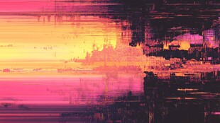 梦幻故障风色彩抽象背景图