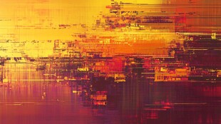 梦幻炫彩故障艺术背景图