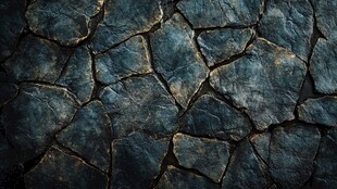 龟裂岩石纹理背景图