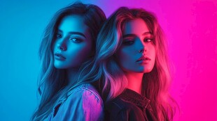 双生美少女的梦幻光影