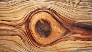 木纹中的独特树结纹理