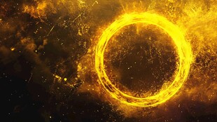 火焰能量圆环特效画面