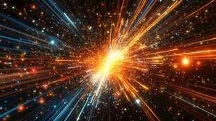 璀璨星爆 宇宙光芒绽放