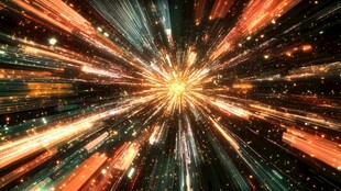 绚丽星芒特效背景图