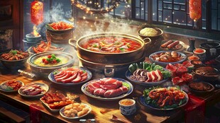 热闹火锅宴 开启舌尖盛宴