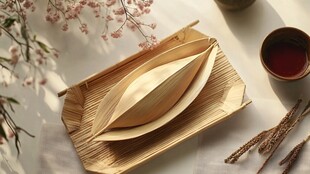 粽叶上的精致三角粽