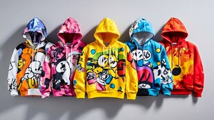 多彩潮流连帽卫衣大赏
