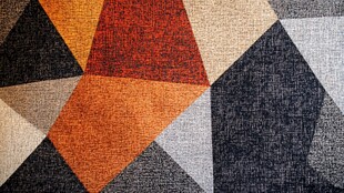 几何图案多彩织物纹理