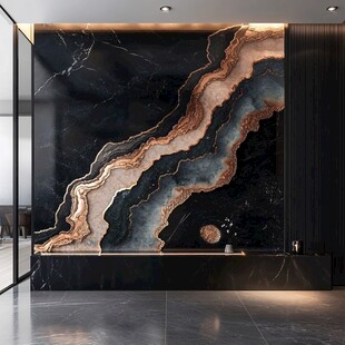 奢华大理石背景墙室内设计