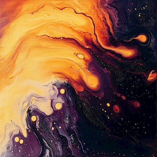 梦幻流体艺术抽象画