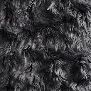 深灰色蓬松毛绒纹理图