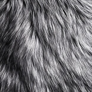银灰色柔软毛绒材质纹理