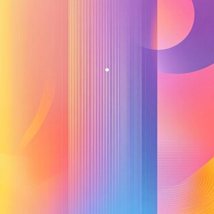 梦幻渐变几何抽象背景图