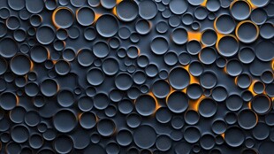 黑色圆圈纹理背景图案