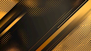 黑金线条科技风抽象背景